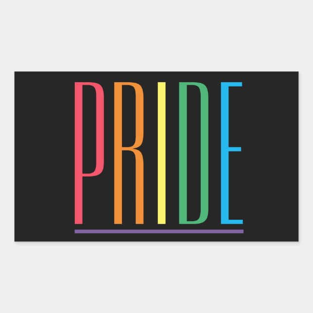 Adesivos Retangulares PRIDE II (Frente)