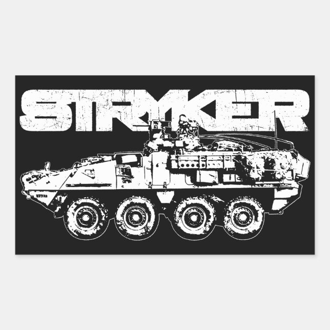 Adesivos retangulares Stryker (Frente)
