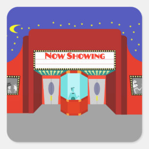 Adesivos Retro Movie Theater