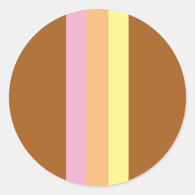 Adesivos Retro-Redondos (Múltiplos Laranja) (Frente)