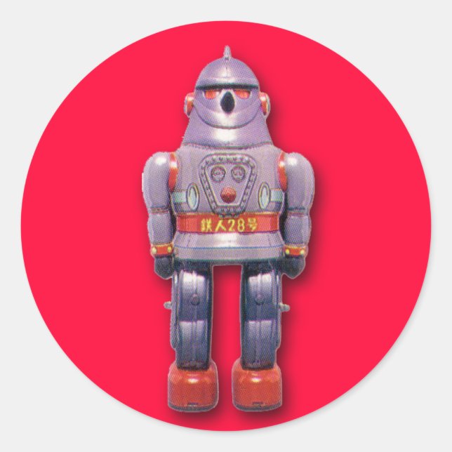 Adesivos Robôs Japoneses (Folha de 6) (Frente)