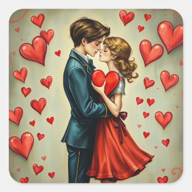 Adesivos Românticos (Frente)