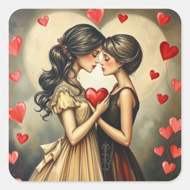 Adesivos Românticos (Frente)