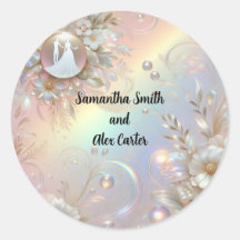 Adesivos Românticos de Casamento de Casais