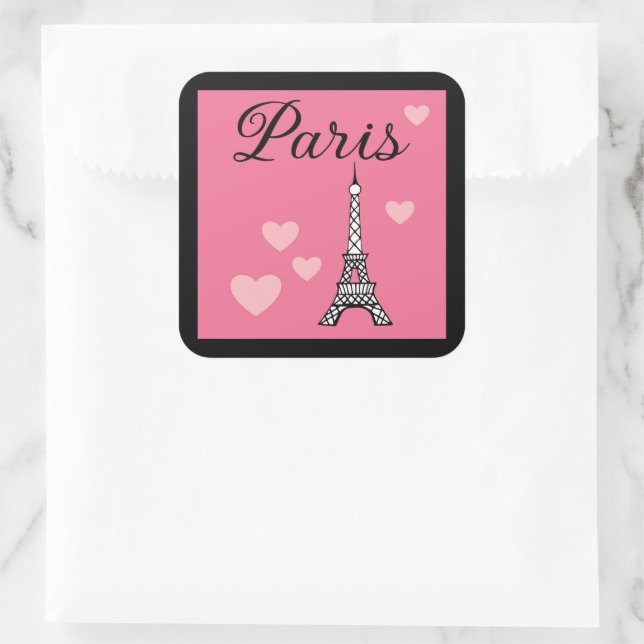 Adesivos Rosa Paris (Bolsa)
