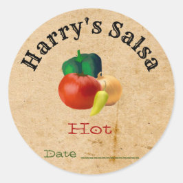 Adesivos Salsa Homemade Personalizados