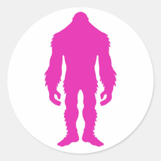 Adesivos Sasquatch Rosa