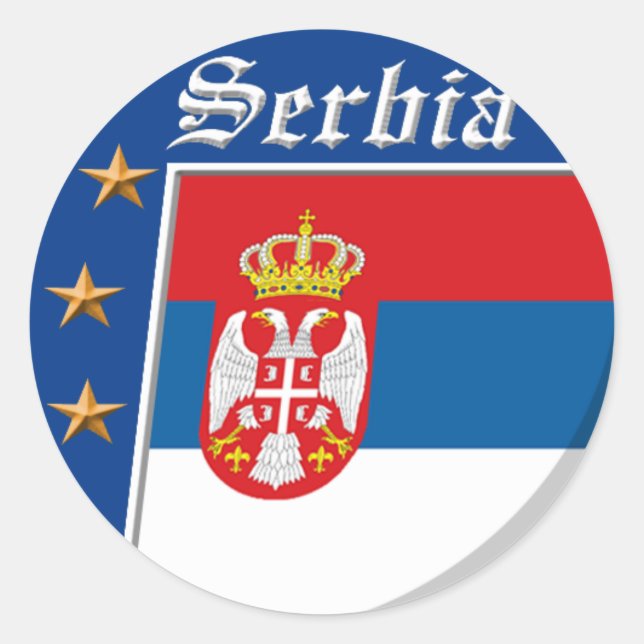 Adesivos sérvios (Frente)