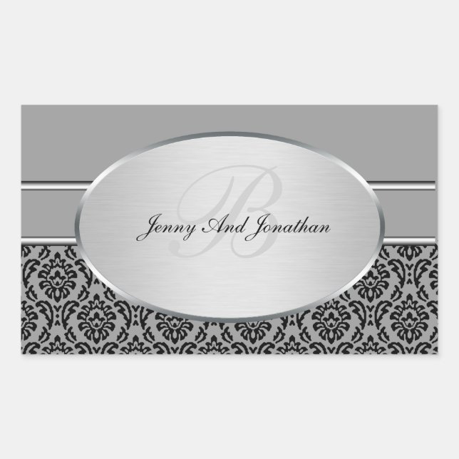 Adesivos Silver Damask (Frente)