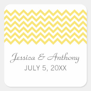 Adesivos Simples Chevron Amarelos