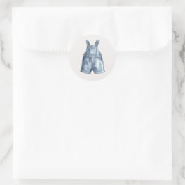 Adesivos Simples para Envelope de Chuvinha de Bebê