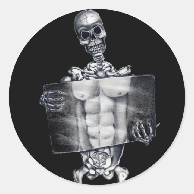 Adesivos Skeleton Chest Xray (Frente)