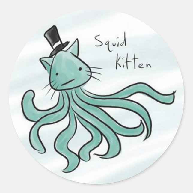 Adesivos SquidKitten (Frente)