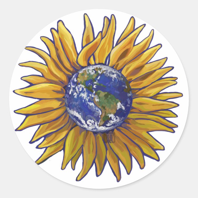 Adesivos Sunflower Earth (Frente)