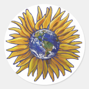 Adesivos Sunflower Earth