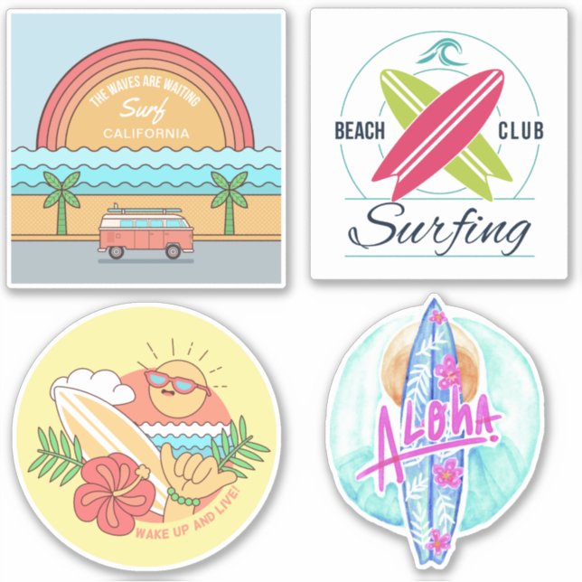 Adesivos Surfer (Frente)