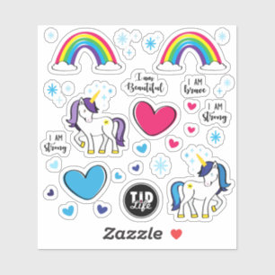 Adesivos T1d Unicorn
