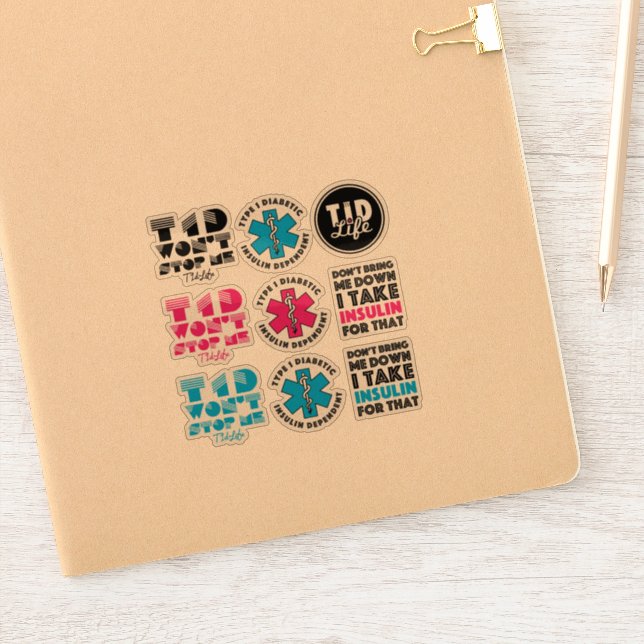 Adesivos T1dLife (Notebook)