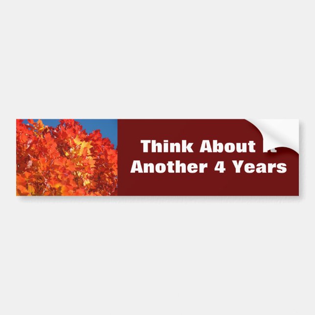 Adesivos Think About It Mais 4 Anos (Frente)
