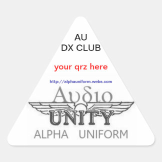 Adesivos triangulares AU
