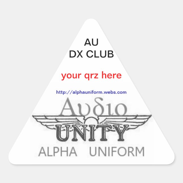 Adesivos triangulares AU (Frente)