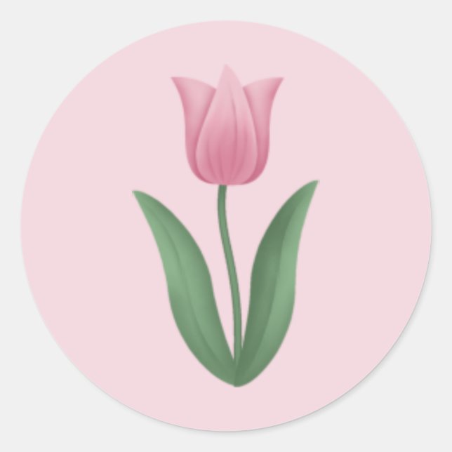 Adesivos Tulip Rosa (Frente)