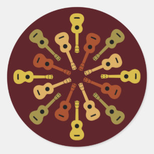 adesivos Ukulele