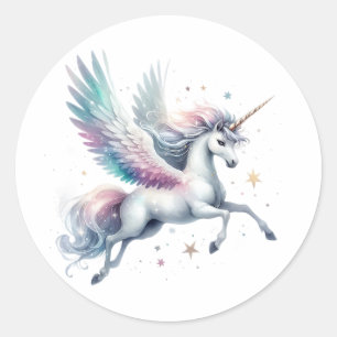 Adesivos Unicorn de Aquarela