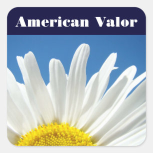 Adesivos Valor Americano Dia dos Veteranos Daisy A