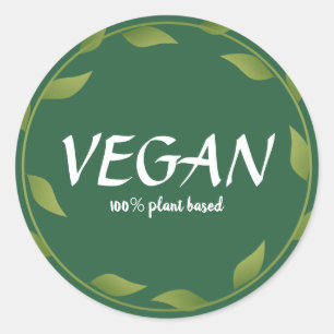 Adesivos Vegan Baseados em Planta 100% Pequenas