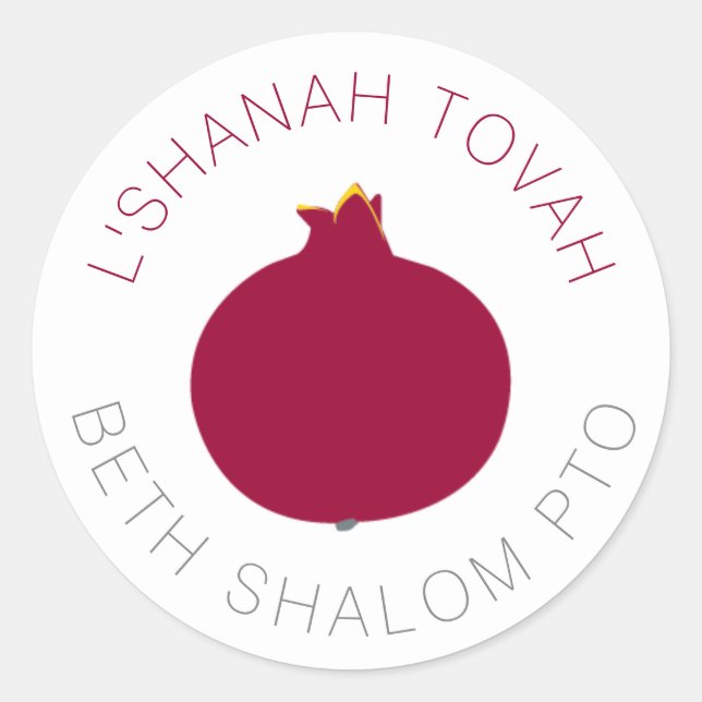 Adesivos Vermelhos Pomegranatos (Frente)