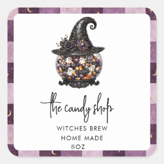 Adesivos Vibrantes de Produtos de Halloween