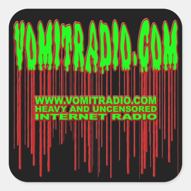 Adesivos VomitRadio (Frente)