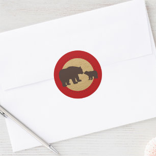Adesivos Xadrez Mama Bear Northwoods