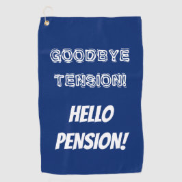 Adeus aposentadoria engraçada da pensão da tensão