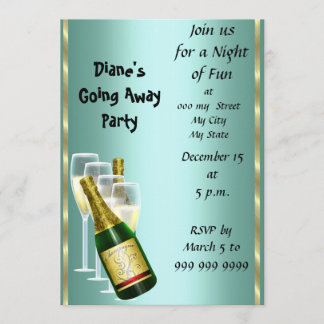 Adeus, bom Convite de festas