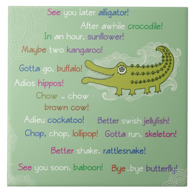 Adeus e boa sorte do Grupo Alligator (Frente)