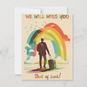 Adeus e melhor cartão de aventura para sorte