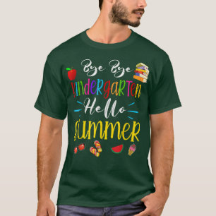 Adeus Jardim de Infância Olá Camisa de Verão Prime