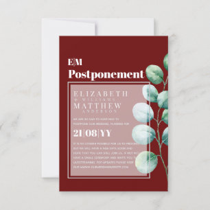 Adiamento da Mudança de Planos Eucalyptus Greenery