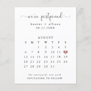 Adiamos   Calendário Salvar A Data