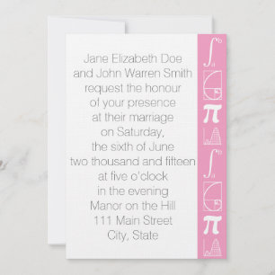 Adiciona-se no Convite Petal Pink Wedding