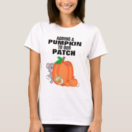 Adicionando - Camisa T de Maternidade