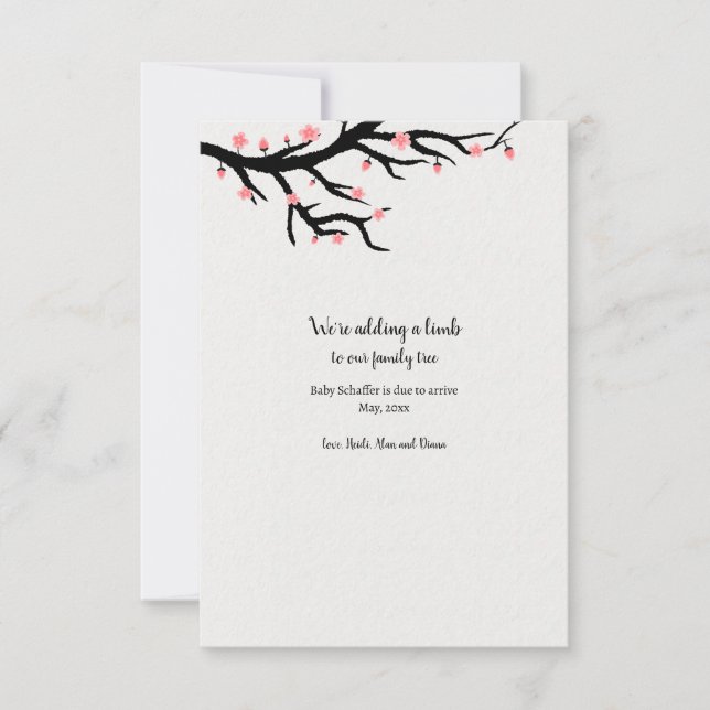 Adicionando um Anúncio de Gravidez no Limb (Frente)