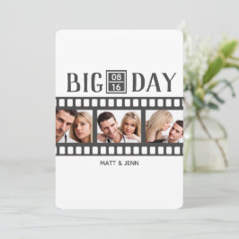 Adicionar 3 Fotos Diversão Convite De Casamento