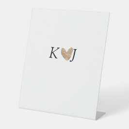 Adicionar a letra do nome do casal dourado do casa