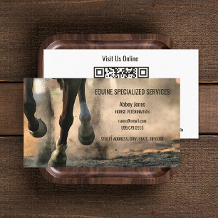 Adicionar Cartão de visita de Código QR de Equino