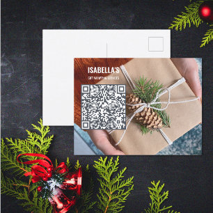 Adicionar cartão postal de código QR de foto