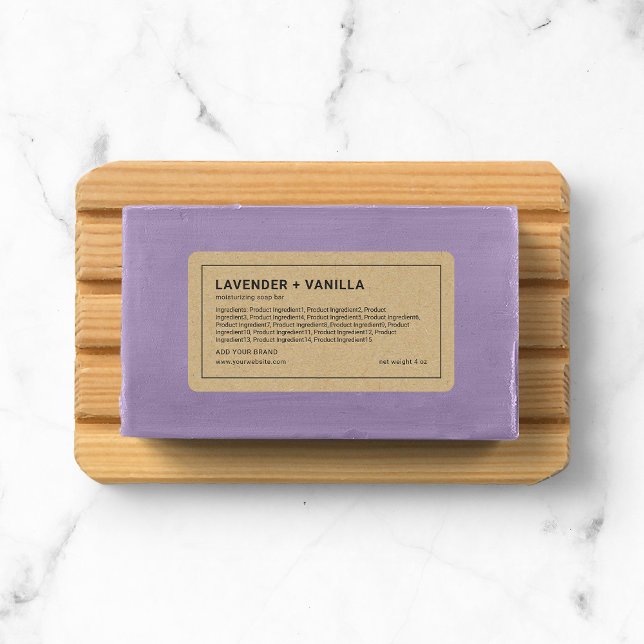 Adicionar Etiqueta de Componentes do Kraft da Cinz (Criador carregado)