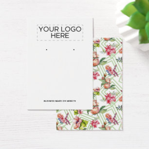 Adicionar Flores de Aquarela de Logotipo com Placa